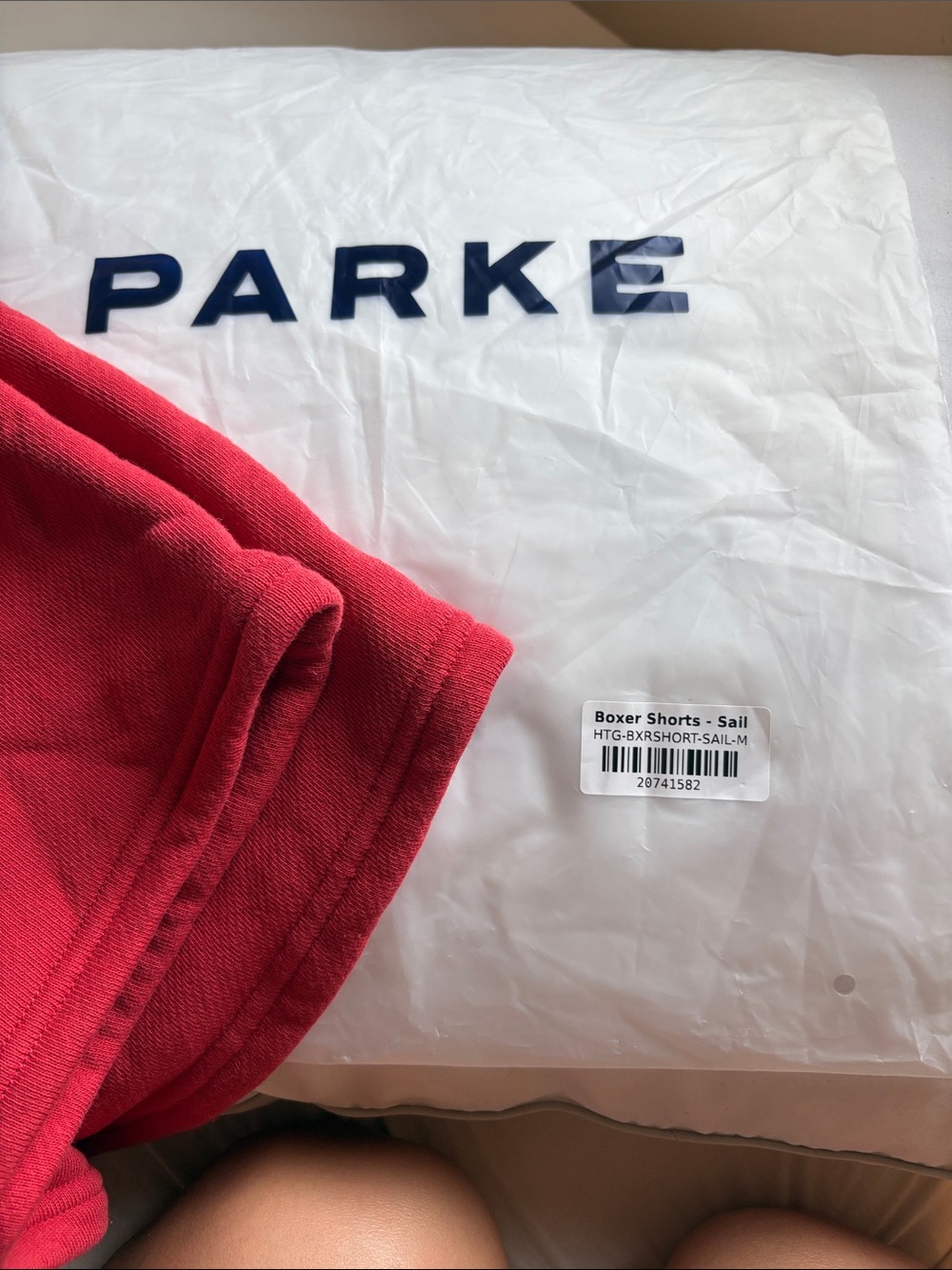 PARKE heritage boxer shorts- Sail - Picture 4 of 4